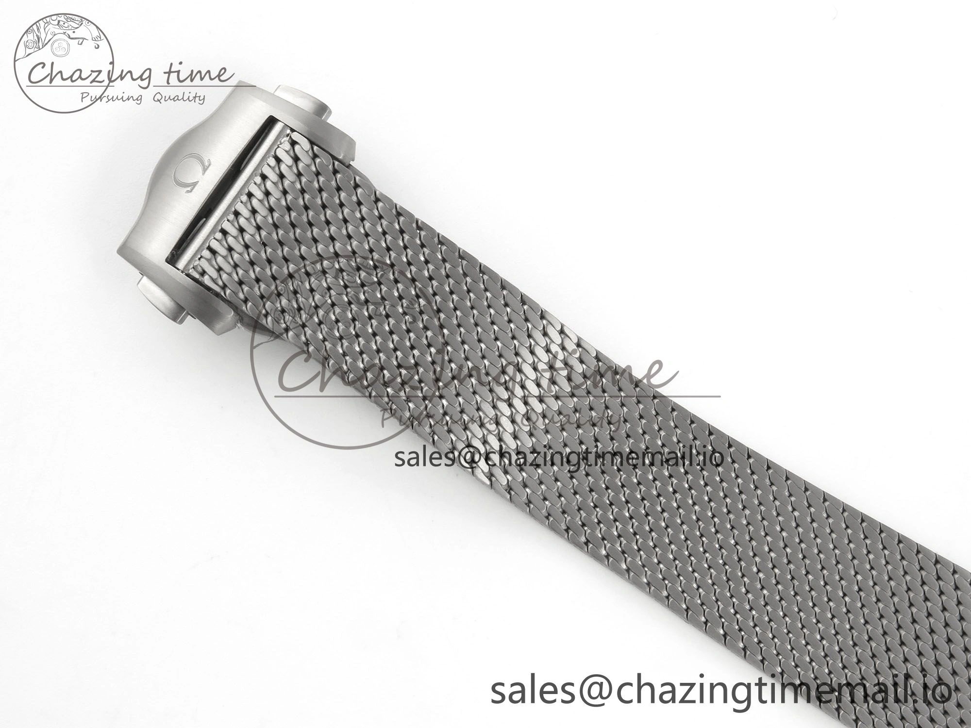 Seamaster 300 “No Time to Die” V6 Titanium VSF 1:1 Best Edition On Titanium Mesh Bracelet A8806 (Free Nato)