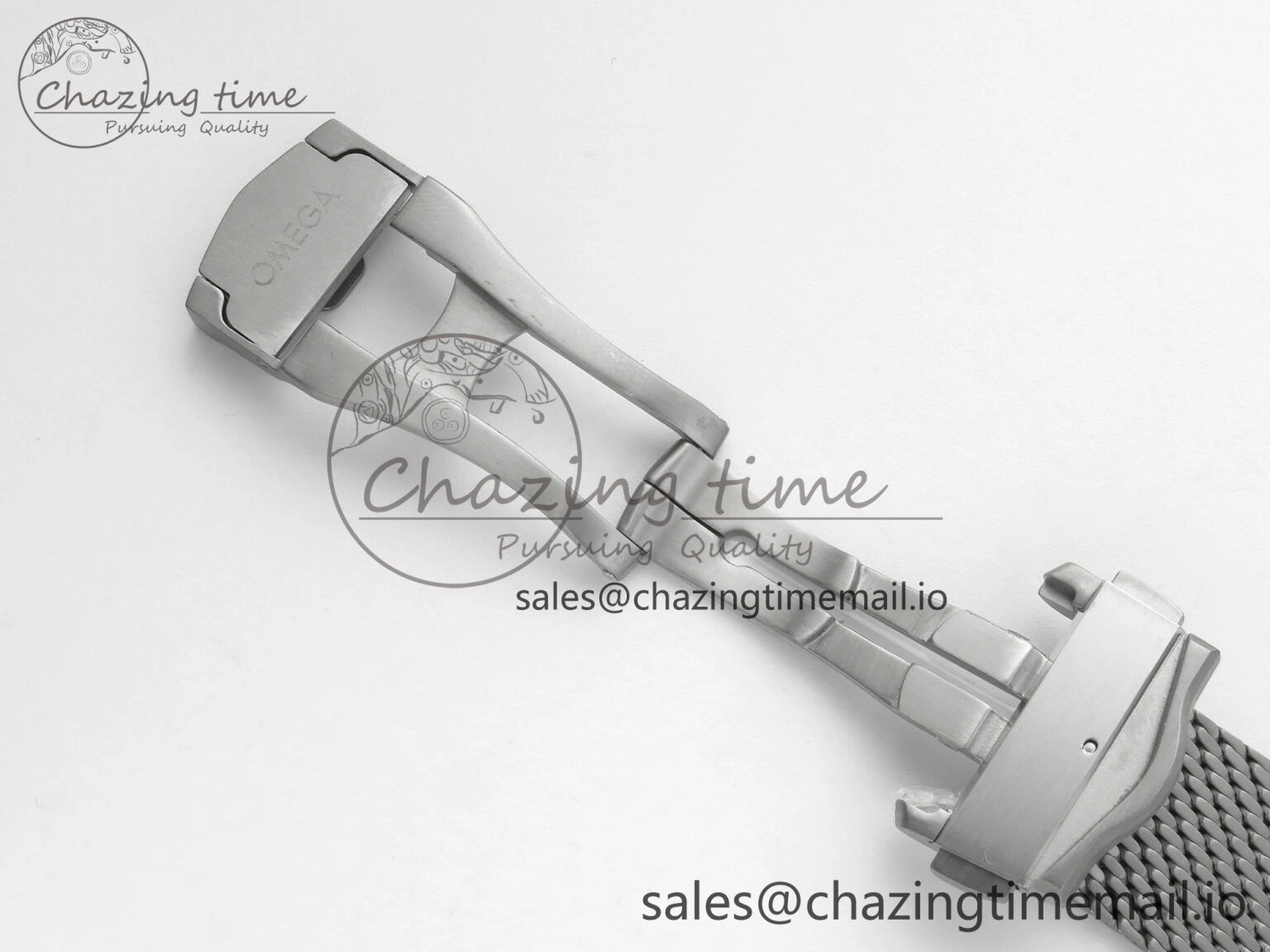 Seamaster 300 “No Time to Die” V6 Titanium VSF 1:1 Best Edition On Titanium Mesh Bracelet A8806 (Free Nato)