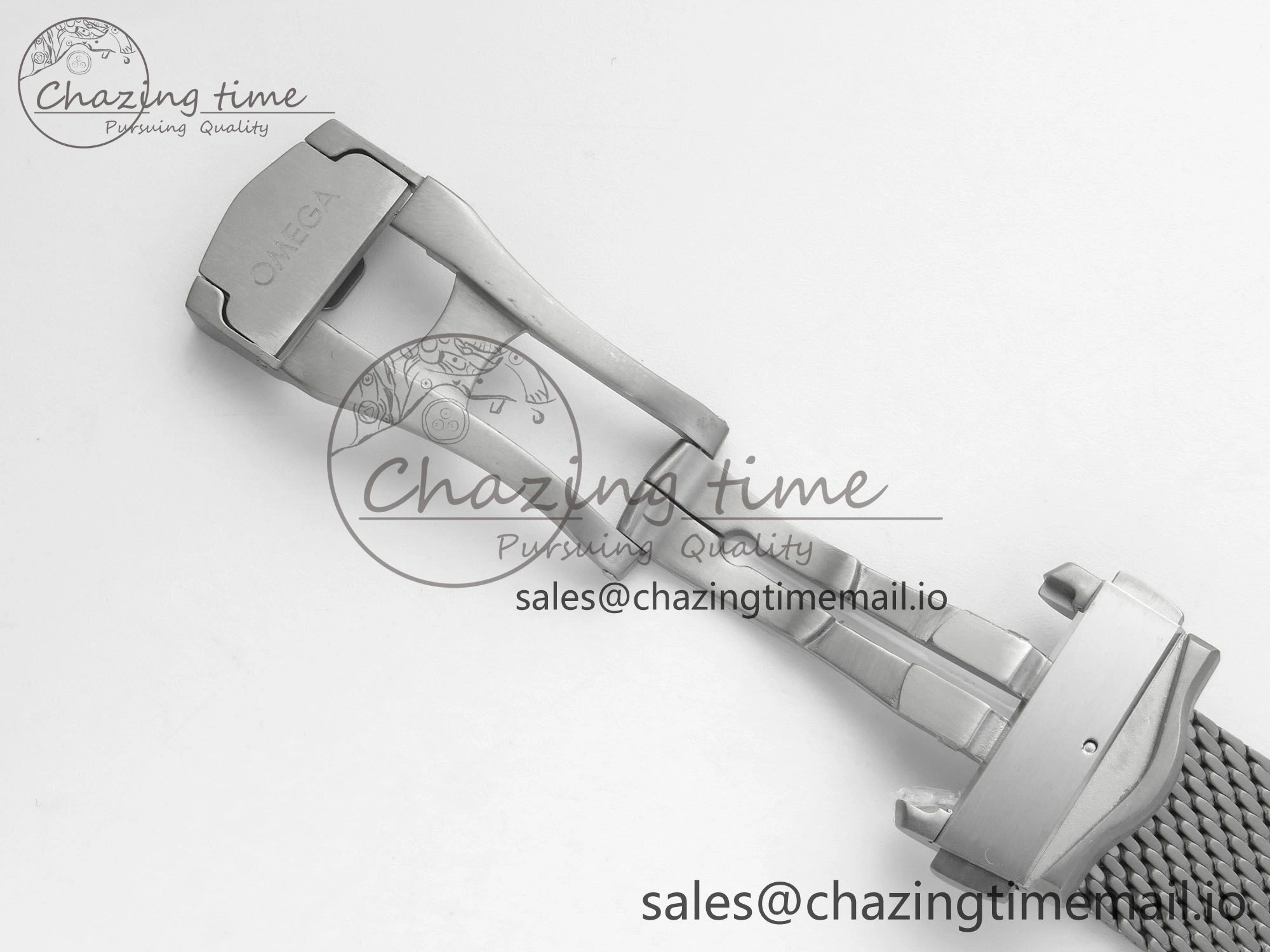 Seamaster 300 “No Time to Die” V6 Titanium VSF 1:1 Best Edition On Titanium Mesh Bracelet A8806 (Free Nato)