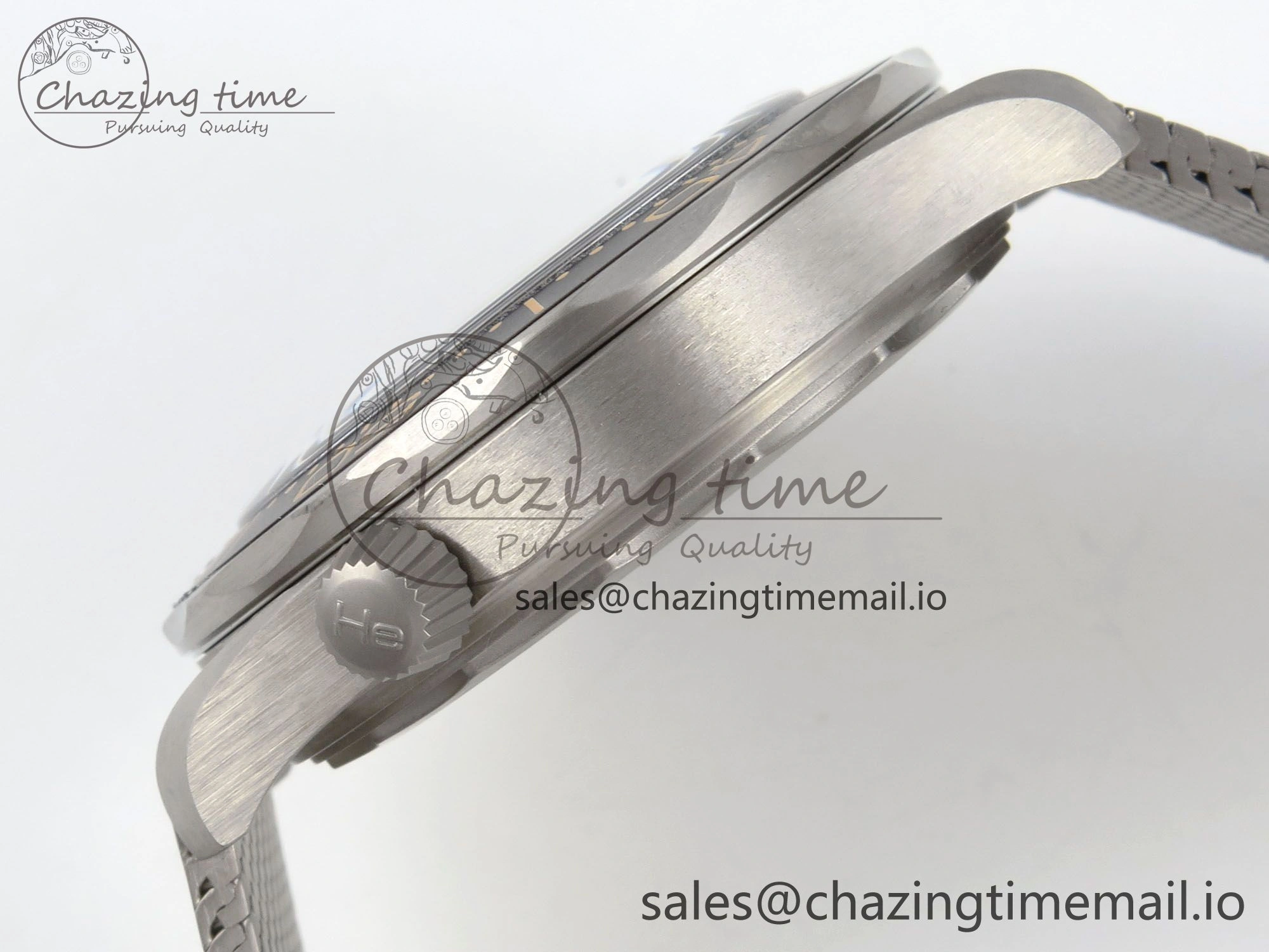 Seamaster 300 “No Time to Die” V6 Titanium VSF 1:1 Best Edition On Titanium Mesh Bracelet A8806 (Free Nato)