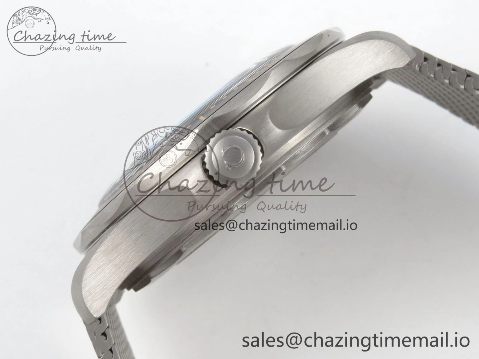 Seamaster 300 “No Time to Die” V6 Titanium VSF 1:1 Best Edition On Titanium Mesh Bracelet A8806 (Free Nato)
