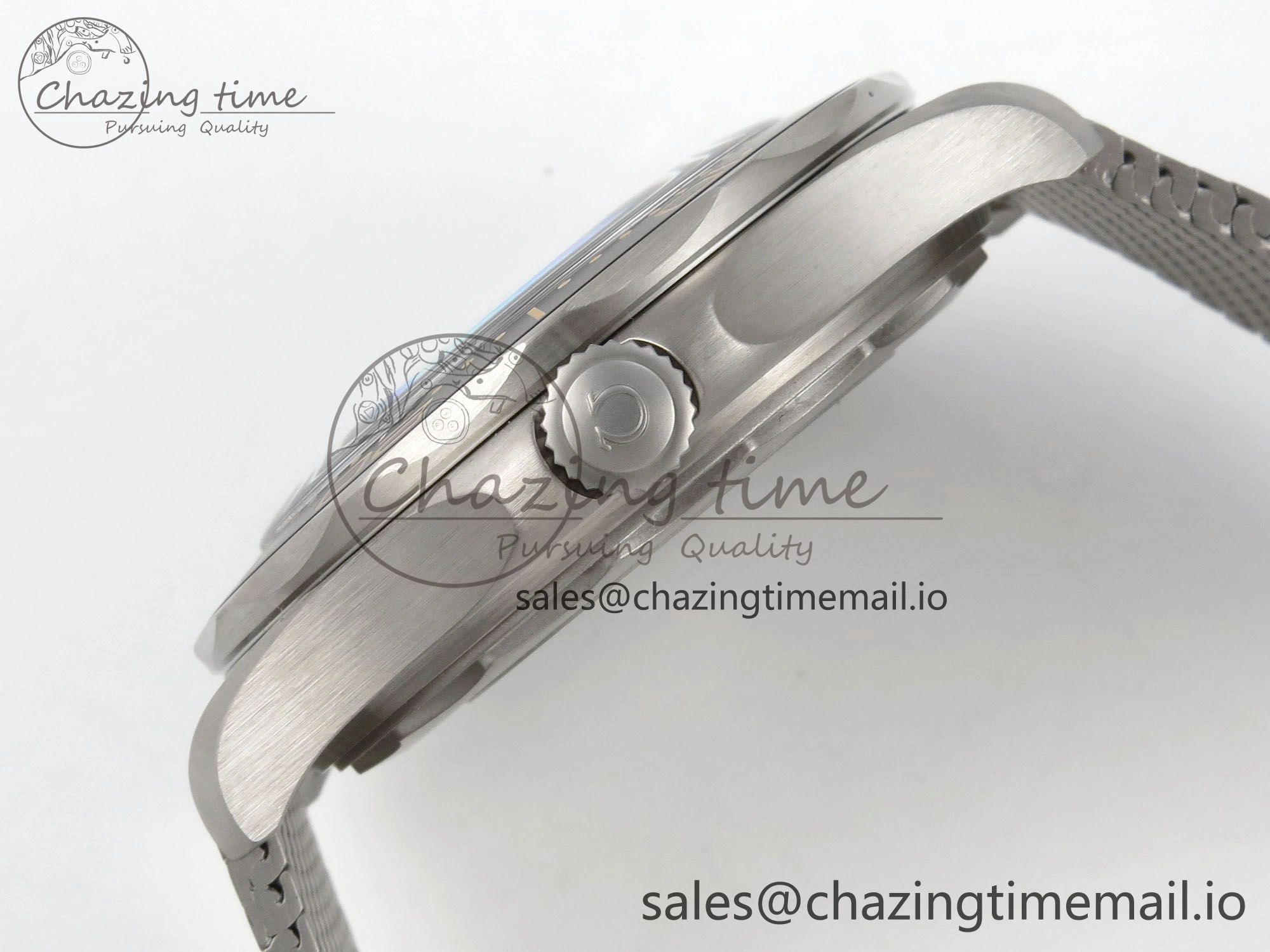 Seamaster 300 “No Time to Die” V6 Titanium VSF 1:1 Best Edition On Titanium Mesh Bracelet A8806 (Free Nato)
