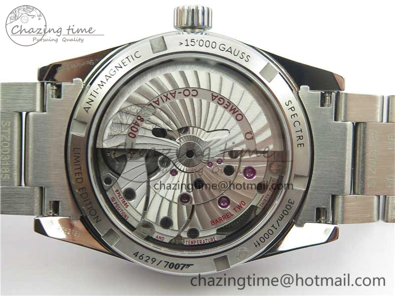 Seamaster 300 “Spectre” Limited Edition VSF 1:1 Best Edition on SS Bracelet A8400 Super Clone