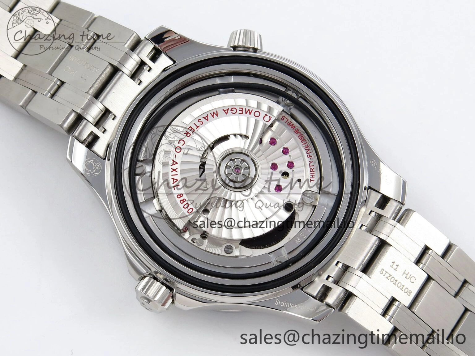 Seamaster 300 VSF 1:1 Best Edition Summer Blue Dial on SS Bracelet A8800