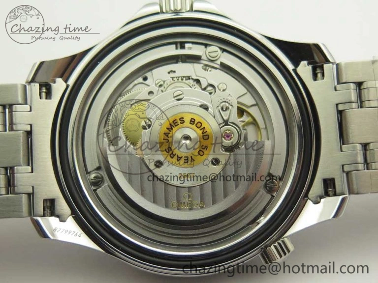 Seamaster 300M 007 50th SS MKS V3 1:1 Best Edition Black 007 Dial Ceramic Bezel on SS Bracelet A2824