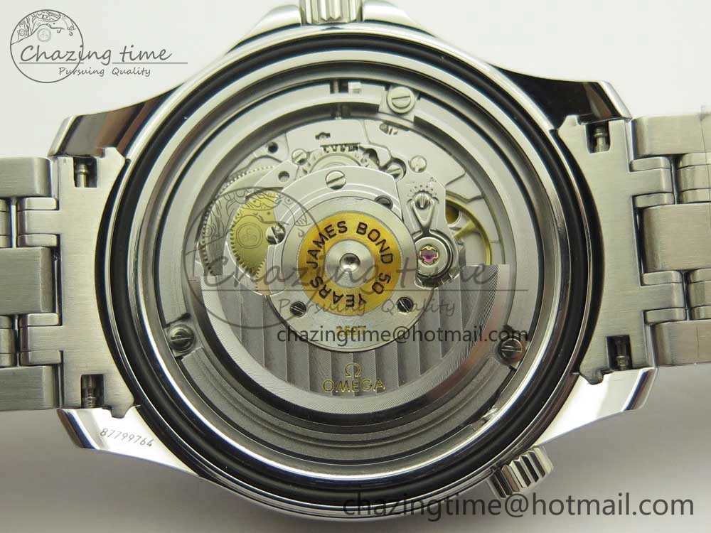 Seamaster 300M 007 50th SS MKS V3 1:1 Best Edition Black 007 Dial Ceramic Bezel on SS Bracelet A2824