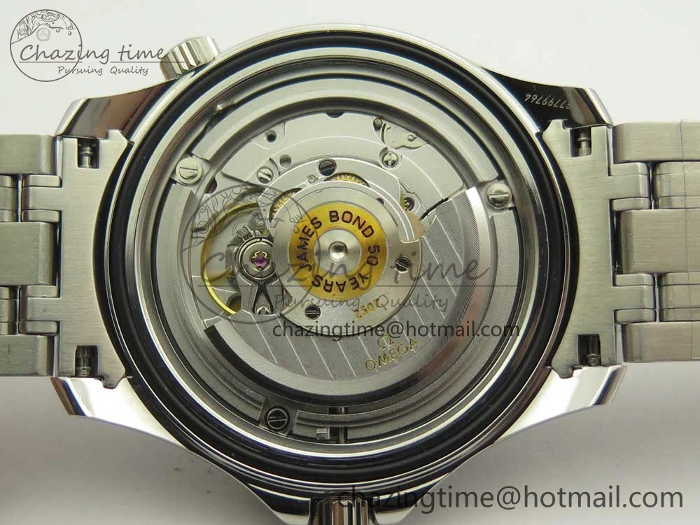 Seamaster 300M 007 50th SS MKS V3 1:1 Best Edition Black 007 Dial Ceramic Bezel on SS Bracelet A2824