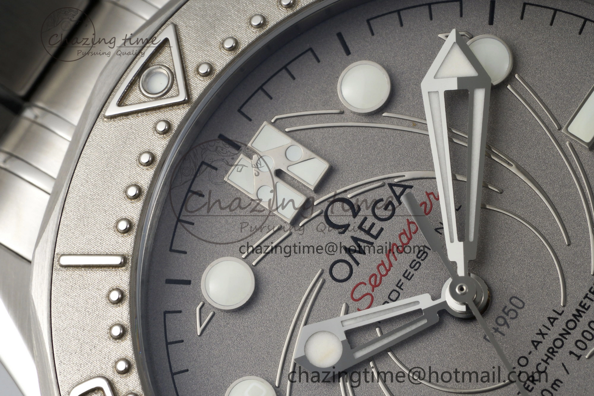 Seamaster 300M 007 Platinum VSF 1:1 Best Edition Gray Dial on SS Bracelet A8807