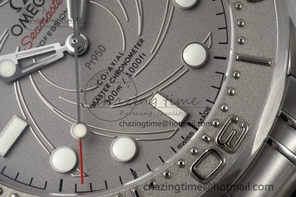 Seamaster 300M 007 Platinum VSF 1:1 Best Edition Gray Dial on SS Bracelet A8807