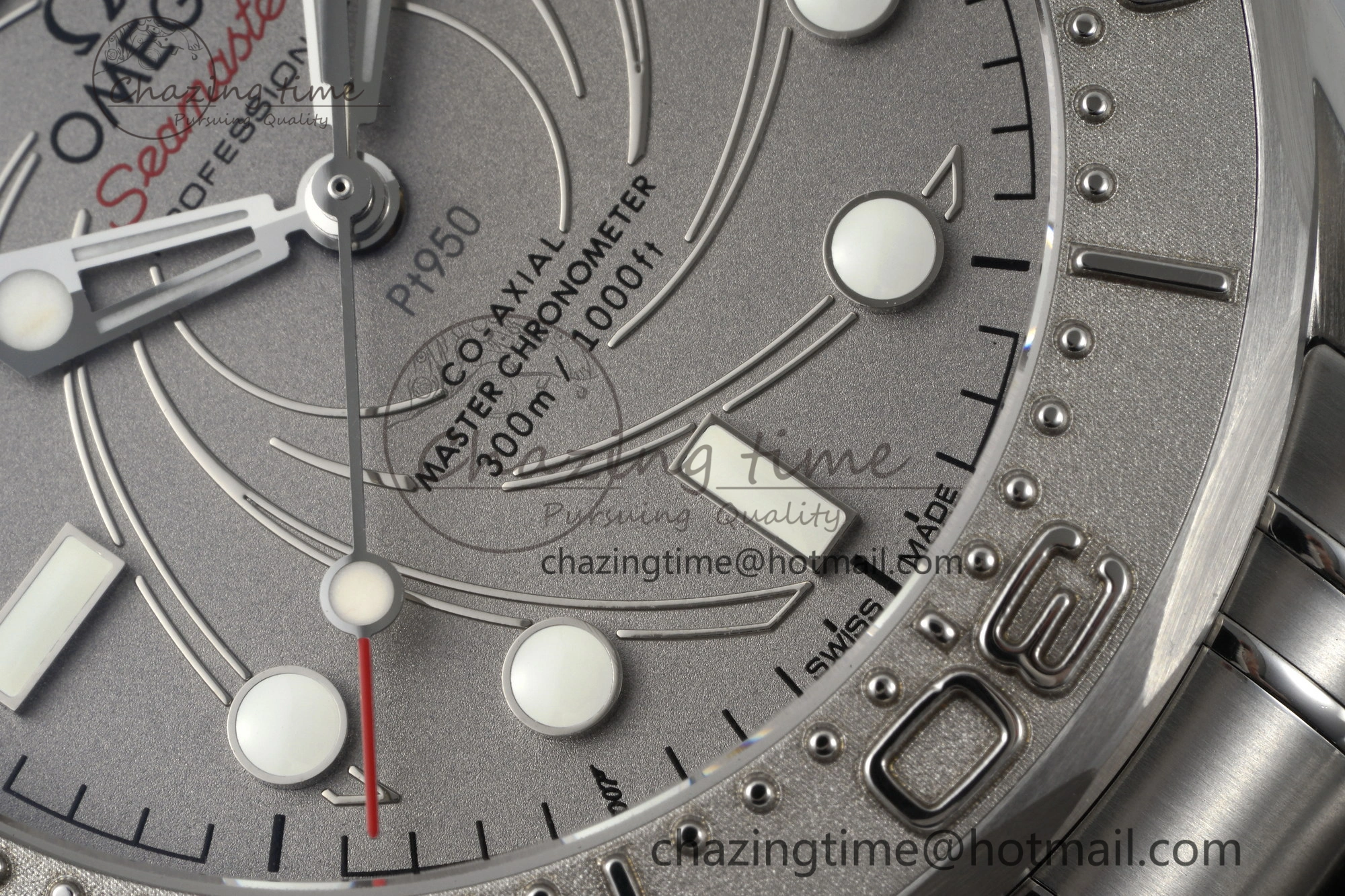 Seamaster 300M 007 Platinum VSF 1:1 Best Edition Gray Dial on SS Bracelet A8807