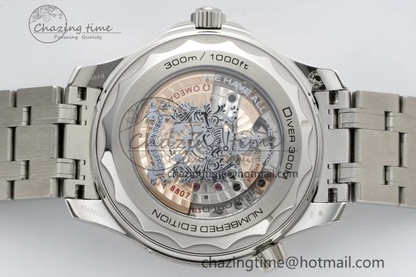 Seamaster 300M 007 Platinum VSF 1:1 Best Edition Gray Dial on SS Bracelet A8807