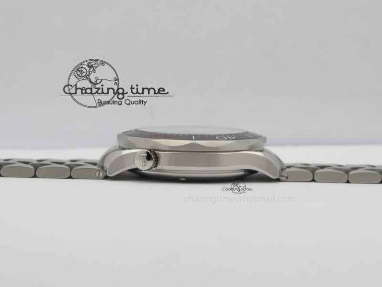 Seamaster 300M 007 SS MK 1:1 Best Edition Black 007 Dial Ceramic Bezel On SS Bracelet A2824
