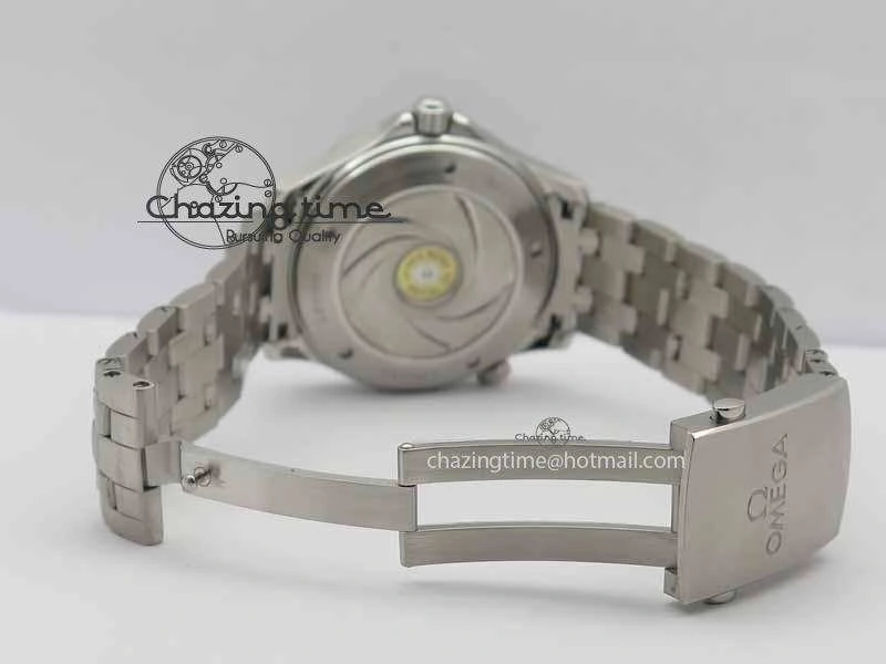 Seamaster 300M 007 SS MK 1:1 Best Edition Black 007 Dial Ceramic Bezel On SS Bracelet A2824