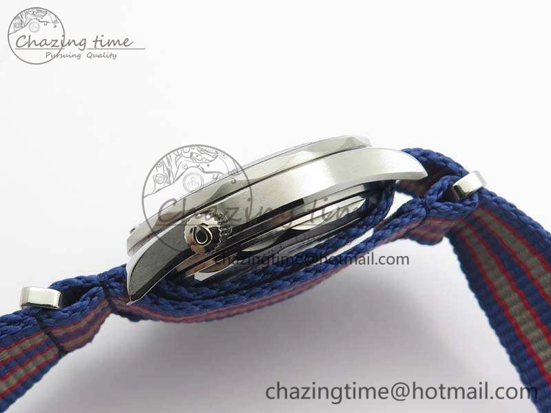 Seamaster 300M 007 SS URF 1:1 Best Edition White Dial Ceramic Bezel On Nylon Strap A2507(Free SS Bracelet)
