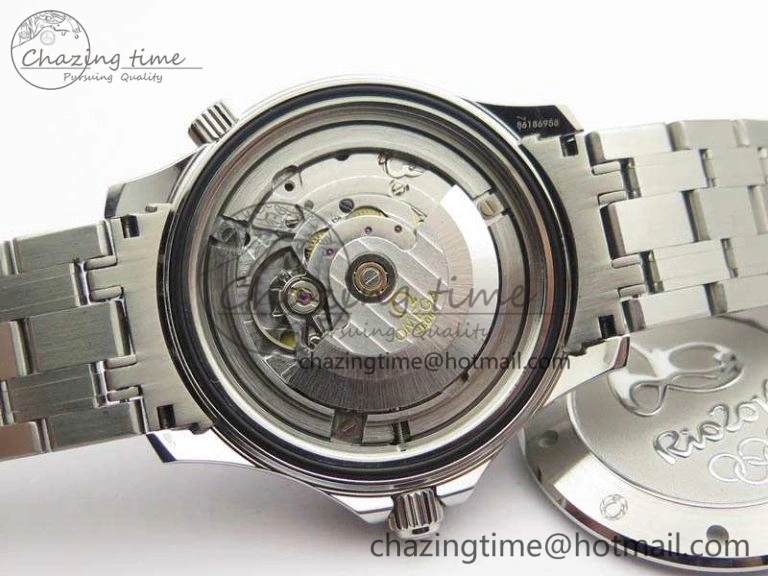 Seamaster 300M 2016 Olympic SS OMF 1:1 Best Edition Black Dial Ceramic Bezel On SS Bracelet A2824
