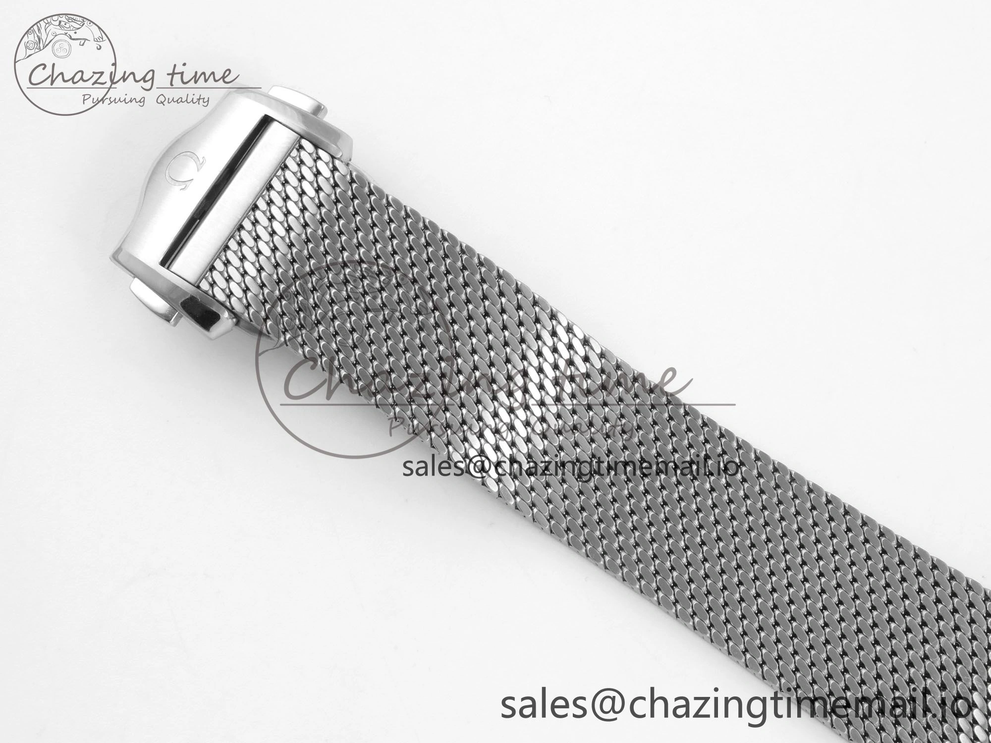 Seamaster 300M 42mm SS VSF Best Edition Black Dial On Mesh Bracelet A8806