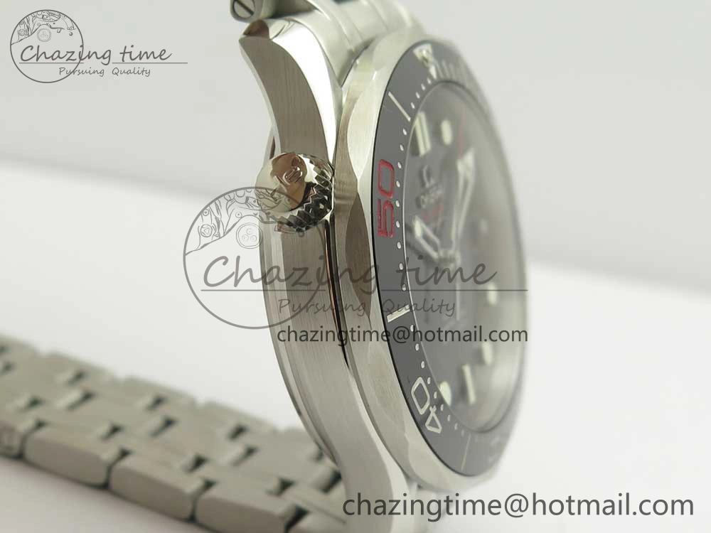 Seamaster 300M Chronometer SS “007” Limited Edition OMF 1:1 Best Edition on SS Bracelet A2824 (Black Balance Wheel) V2