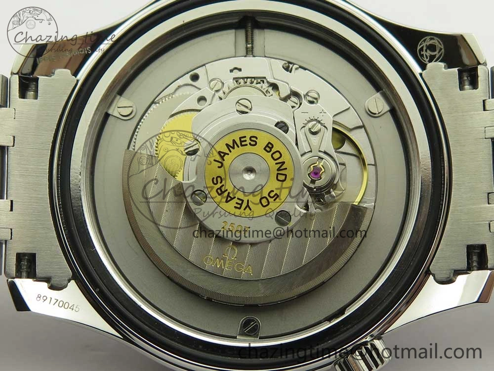 Seamaster 300M Chronometer SS “007” Limited Edition OMF 1:1 Best Edition on SS Bracelet A2824 (Black Balance Wheel) V2
