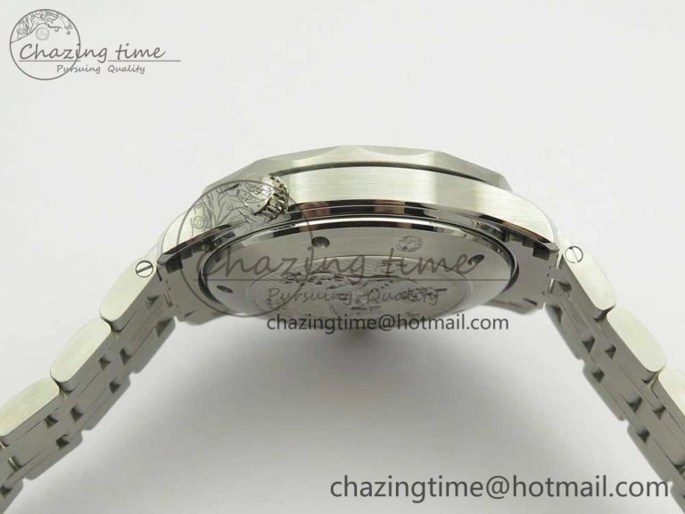 Seamaster 300M Chronometer SS Black OMF 1:1 Best Edition on SS Bracelet A2824 (Black Balance Wheel) V2