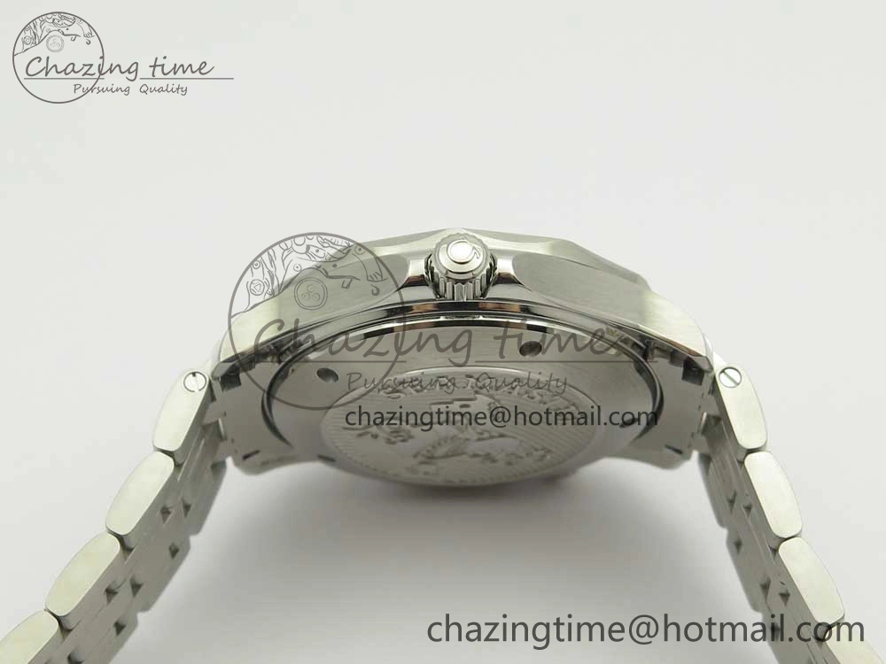 Seamaster 300M Chronometer SS Black OMF 1:1 Best Edition on SS Bracelet A2824 (Black Balance Wheel) V2