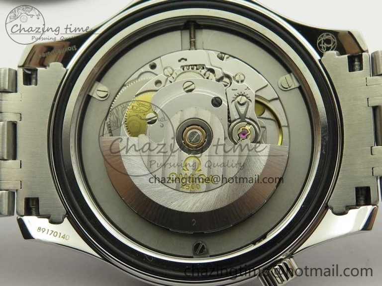 Seamaster 300M Chronometer SS Black OMF 1:1 Best Edition on SS Bracelet A2824 (Black Balance Wheel) V2