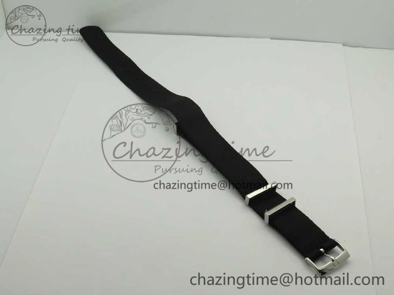 Seamaster 300M Chronometer SS Black OMF 1:1 Best Edition on SS Bracelet A2824 (Black Balance Wheel) V2
