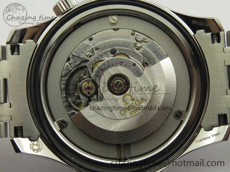 Seamaster 300M Chronometer SS Blue OMF 1:1 Best Edition on SS Bracelet A2824 (Black Balance Wheel) V2