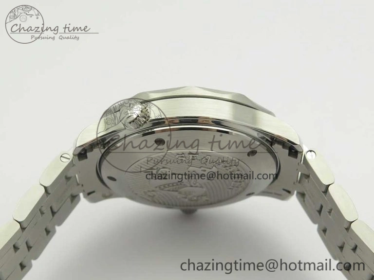 Seamaster 300M Chronometer SS Blue OMF 1:1 Best Edition on SS Bracelet A2824 (Black Balance Wheel) V2