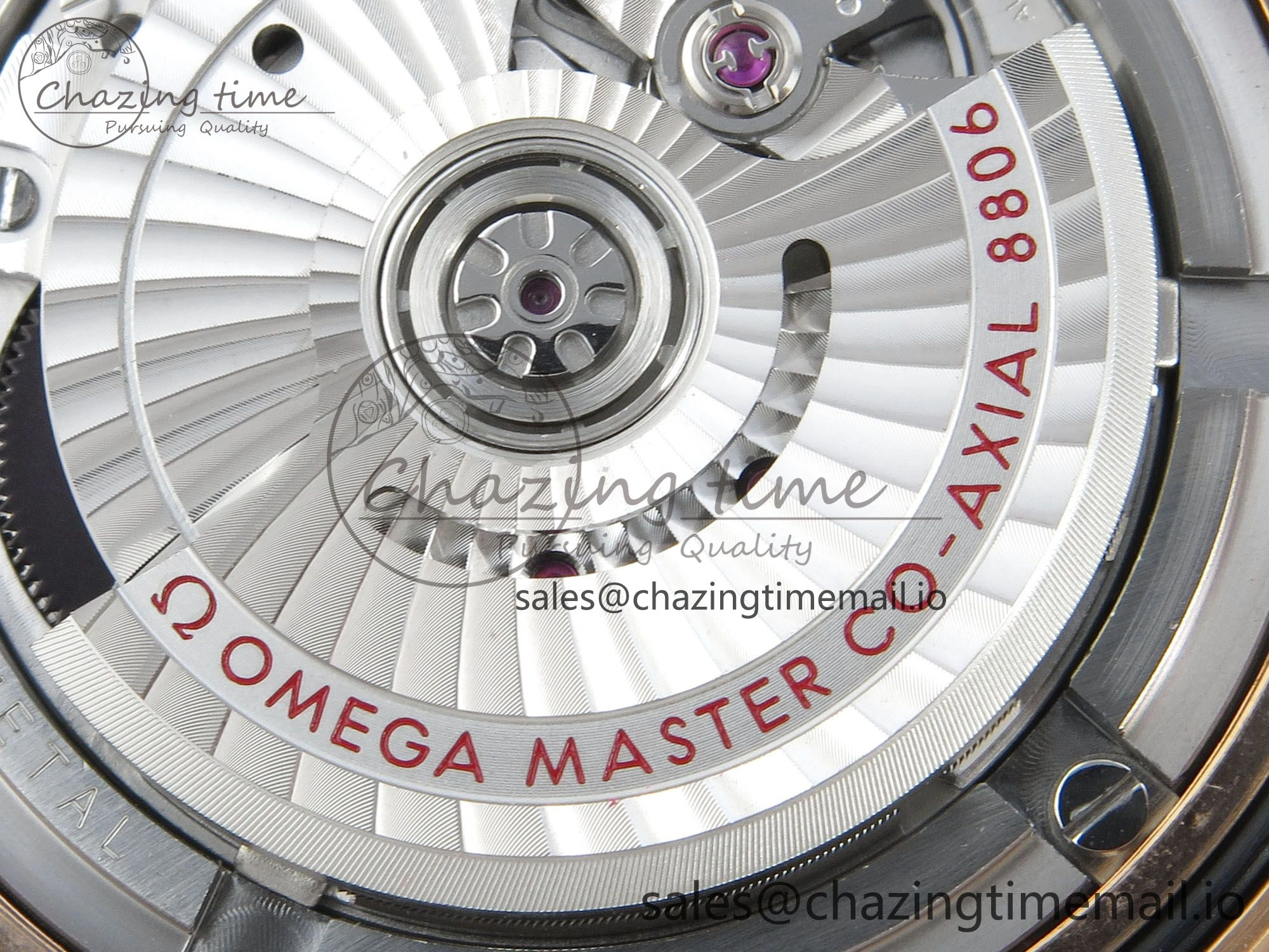 Seamaster 300M Diver Rose Gold VSF 1:1 Best Edition Black Dial on Mesh Bracelet A8806