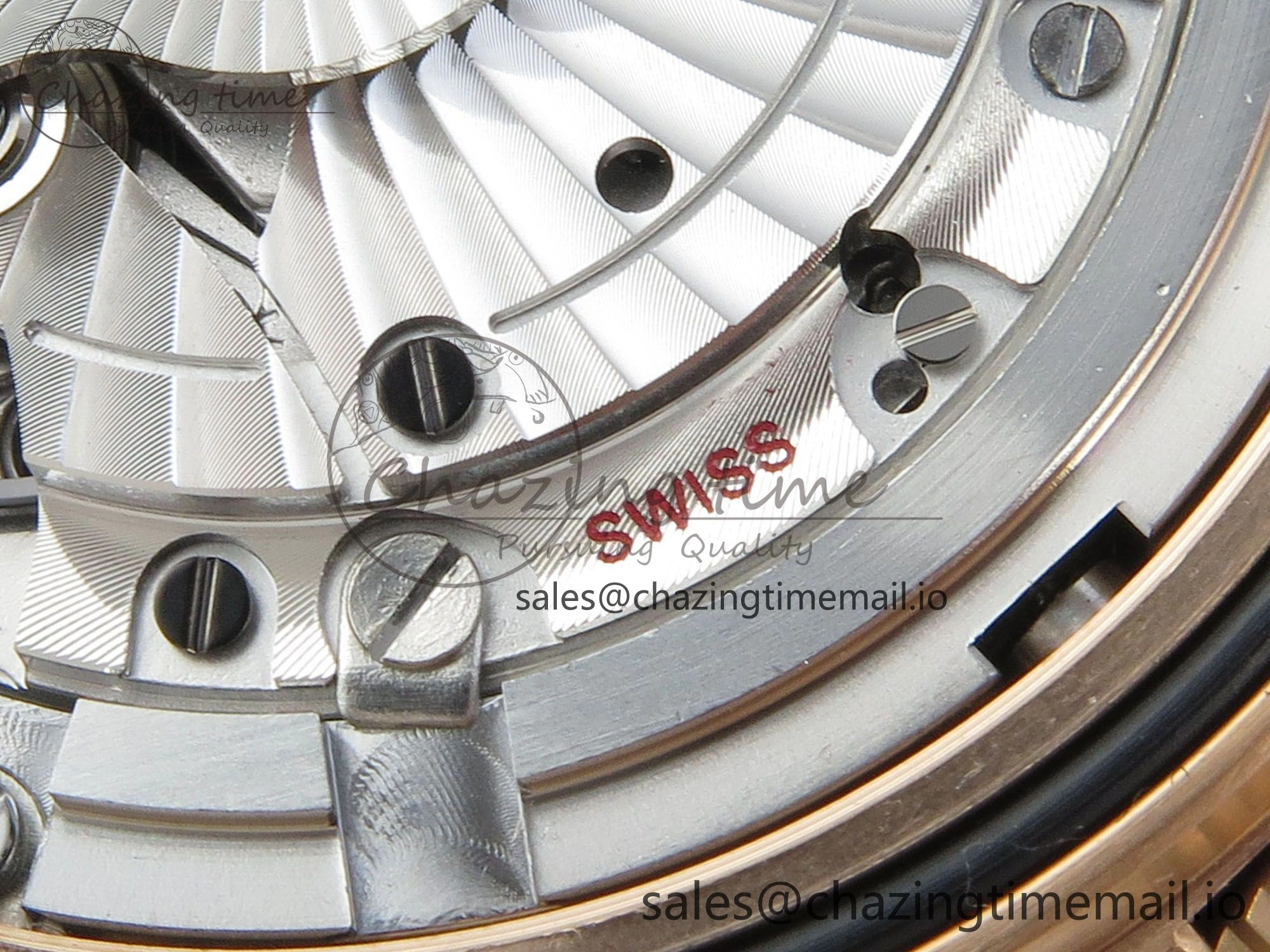 Seamaster 300M Diver Rose Gold VSF 1:1 Best Edition Black Dial on Mesh Bracelet A8806