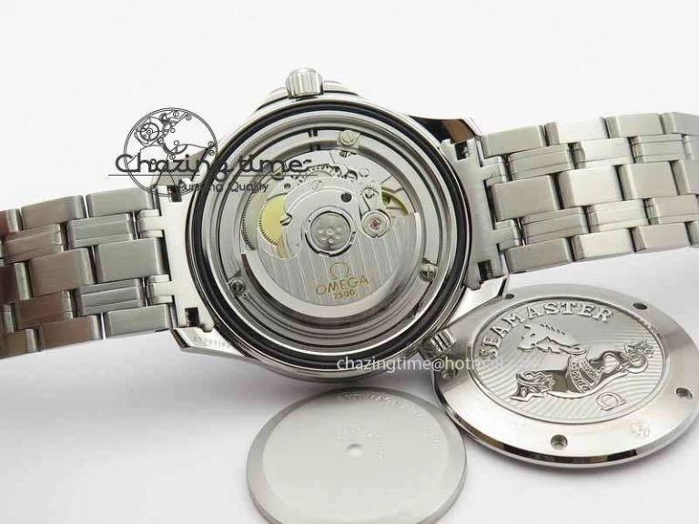 Seamaster 300M SS MK 1:1 Best Edition Black Dial Ceramic Bezel On SS Bracelet A2824