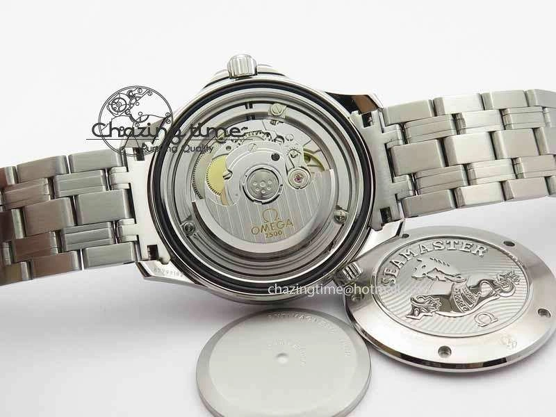 Seamaster 300M SS MK 1:1 Best Edition Black Dial Ceramic Bezel On SS Bracelet A2824