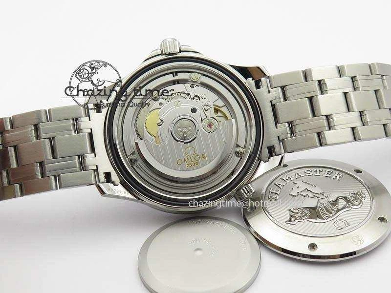 Seamaster 300M SS MK 1:1 Best Edition Blue Dial Blue Ceramic Bezel On SS Bracelet A2824