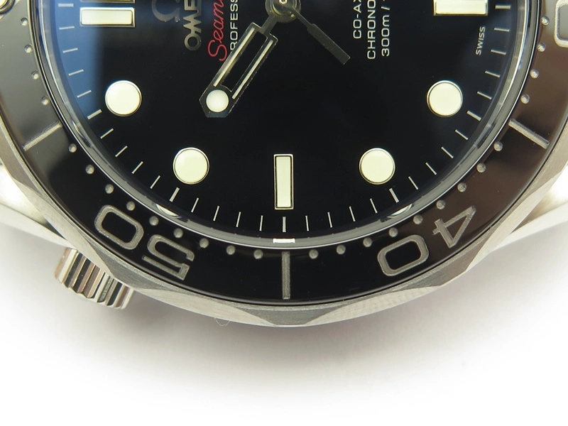 Seamaster 300M SS MKF 1:1 Best Edition Black Dial Black Ceramic Bezel On SS Bracelet A2824 V2