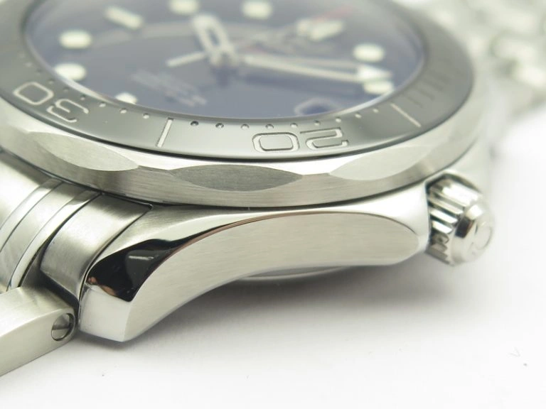 Seamaster 300M SS MKF 1:1 Best Edition Black Dial Black Ceramic Bezel On SS Bracelet A2824 V2