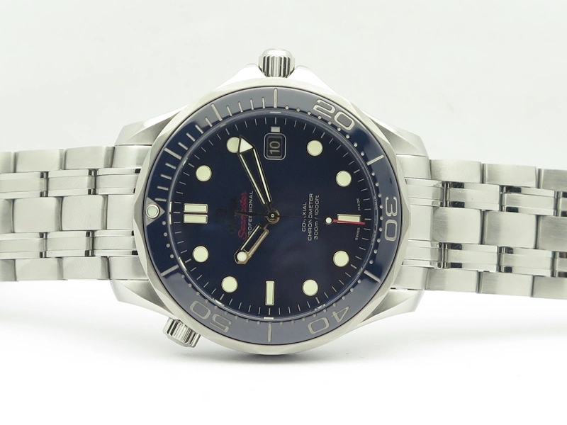 Seamaster 300M SS MKF 1:1 Best Edition Blue Dial Blue Ceramic Bezel On SS Bracelet A2824 V2