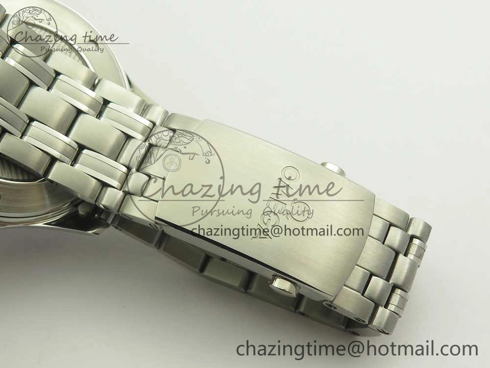 Seamaster 300M SS MKS V3 1:1 Best Edition Black Dial Black Ceramic Bezel on SS Bracelet A2824