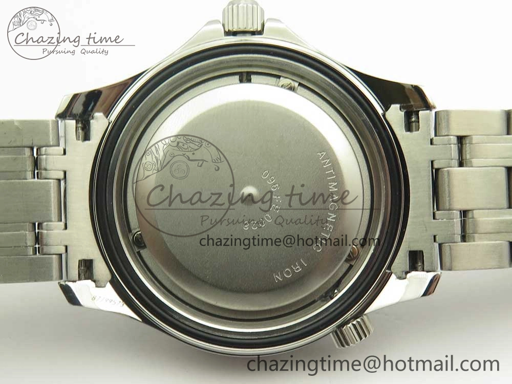 Seamaster 300M SS MKS V3 1:1 Best Edition Black Dial Black Ceramic Bezel on SS Bracelet A2824