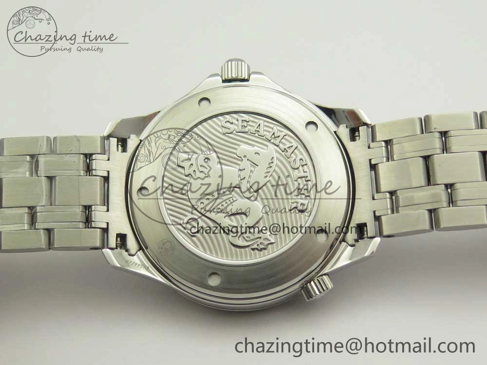 Seamaster 300M SS MKS V3 1:1 Best Edition Blue Dial Blue Ceramic Bezel on SS Bracelet A2824