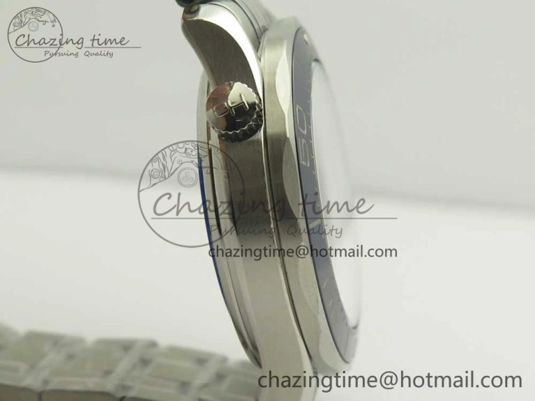 Seamaster 300M SS MKS V3 1:1 Best Edition Blue Dial Blue Ceramic Bezel on SS Bracelet A2824