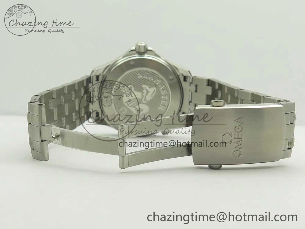 Seamaster 300M SS MKS V3 1:1 Best Edition Blue Dial Blue Ceramic Bezel on SS Bracelet A2824