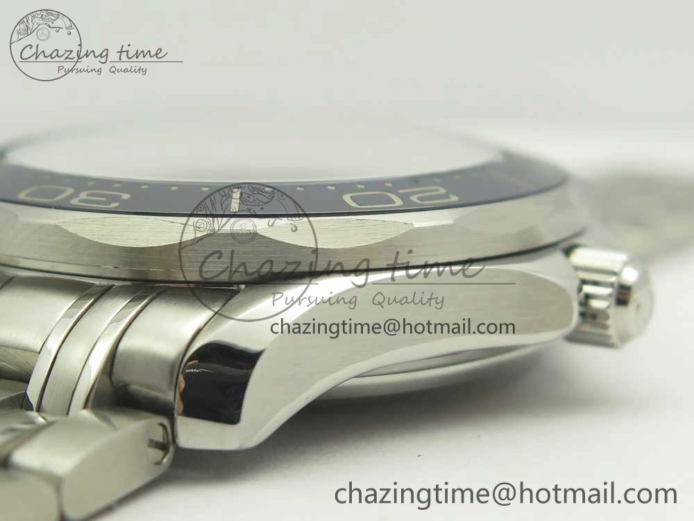 Seamaster 300M SS MKS V3 1:1 Best Edition Blue Dial Blue Ceramic Bezel on SS Bracelet A2824