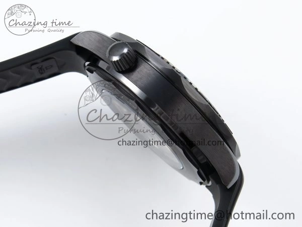 Seamaster 300m 43.5mm Black Ceramic S+F 1:1 Best Edition Black Dial on Black Rubber Strap A8806