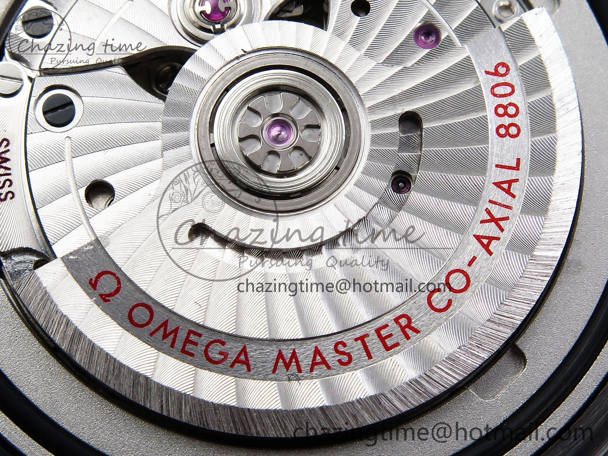 Seamaster 300m 43.5mm Black Ceramic S+F 1:1 Best Edition Black Dial on Black Rubber Strap A8806