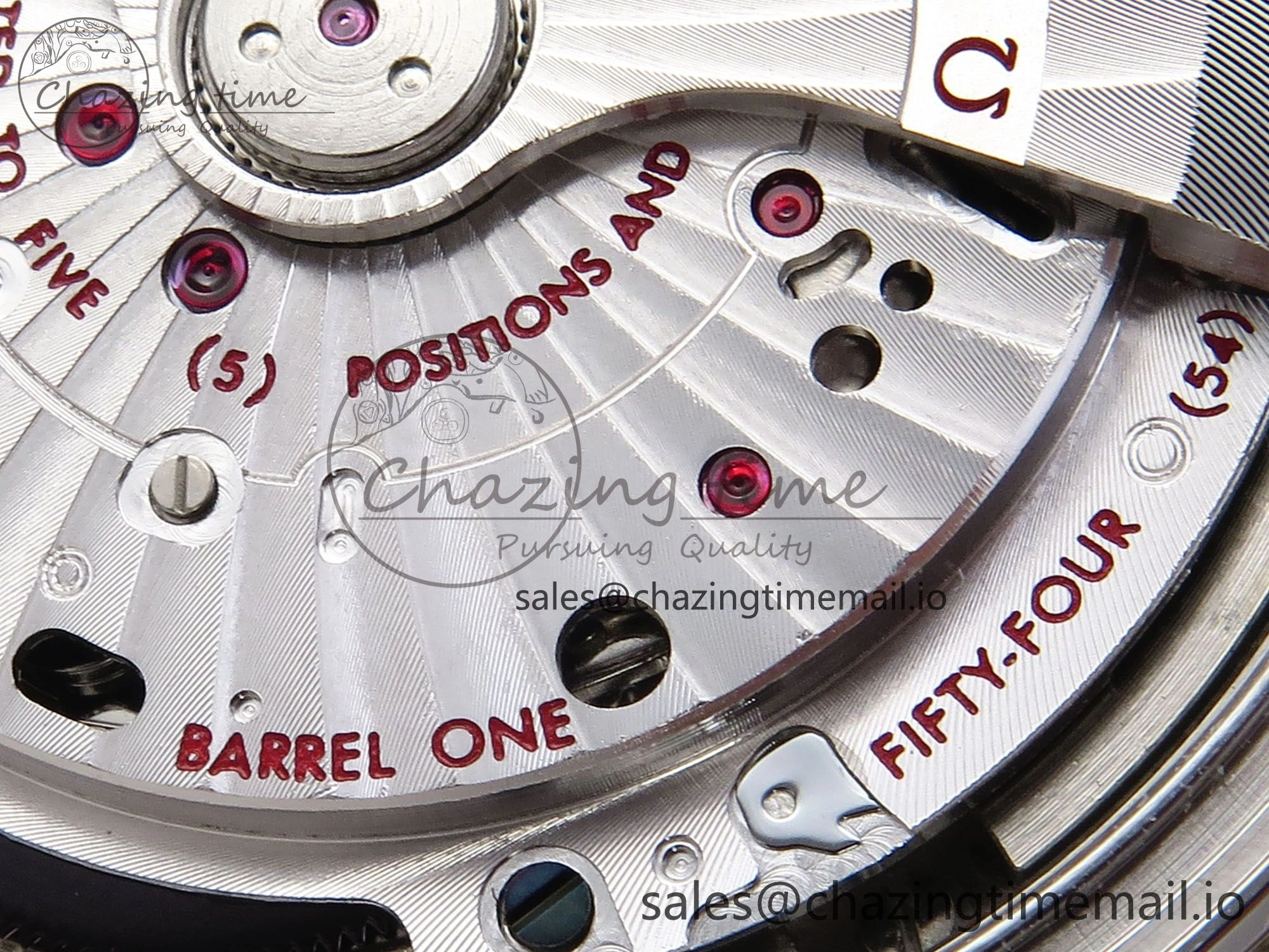 Seamaster 300m Chrono SS RG OMF 1:1 Best Edition Blue Dial on SS RG Bracelet A9900