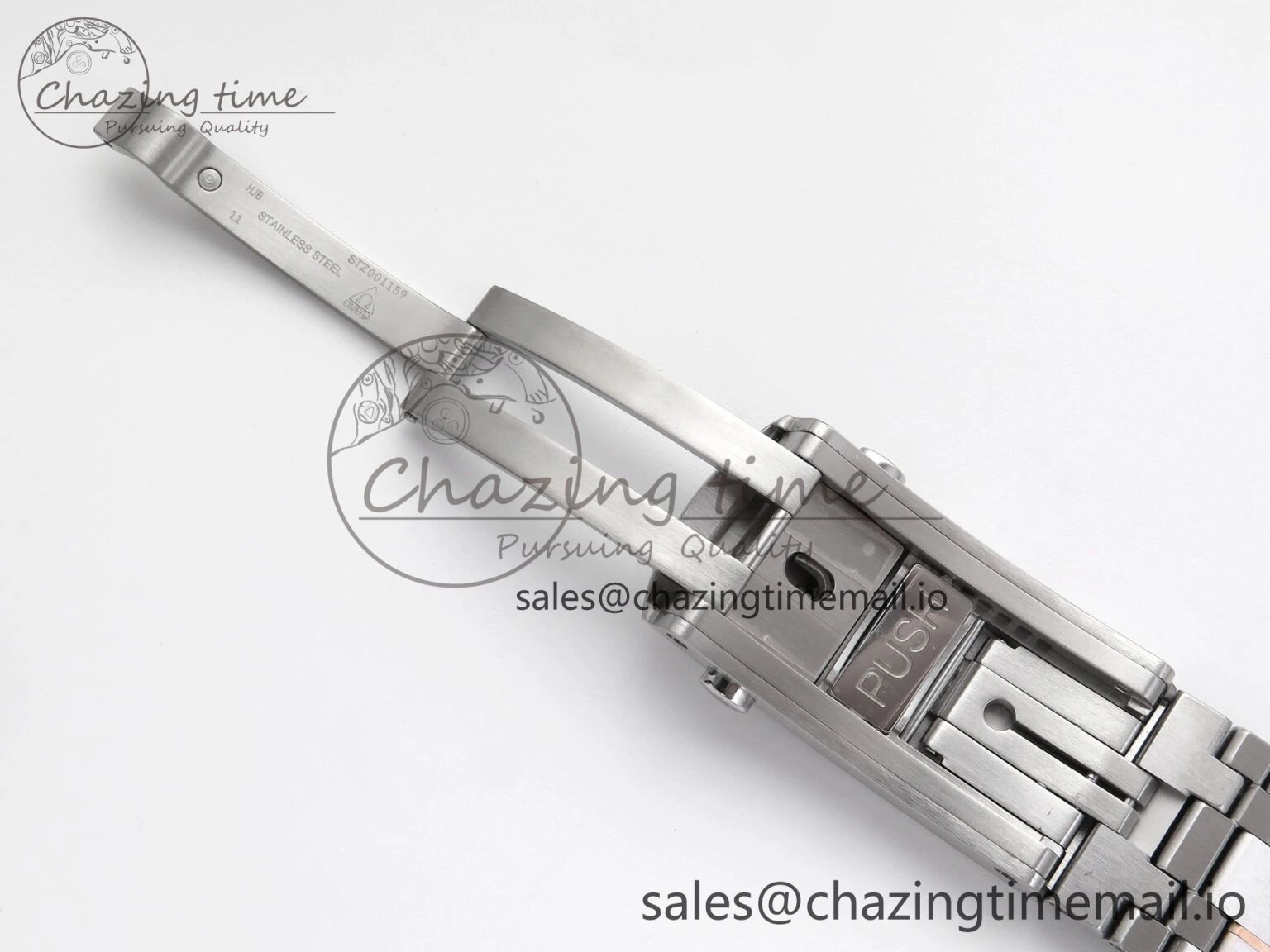 Seamaster 300m Chrono SS YG OMF 1:1 Best Edition Blue Dial on SS YG Bracelet A9900