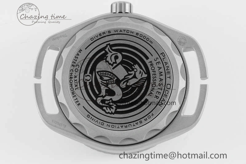 Seamaster 6000M Ultra Deep SS SBF 1:1 Best Edition Black Dial on Black Nylon Strap A8912 Super Clone