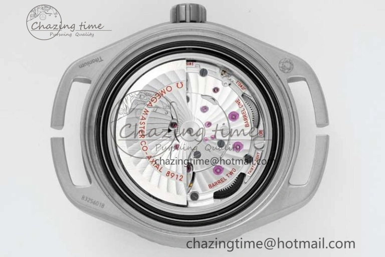 Seamaster 6000M Ultra Deep SS SBF 1:1 Best Edition Black Dial on Black Nylon Strap A8912 Super Clone