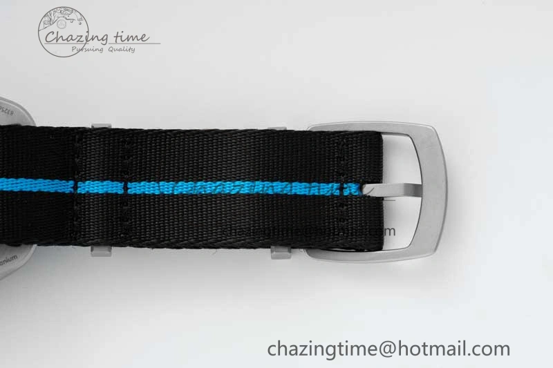 Seamaster 6000M Ultra Deep SS SBF 1:1 Best Edition Black Dial on Black Nylon Strap A8912 Super Clone