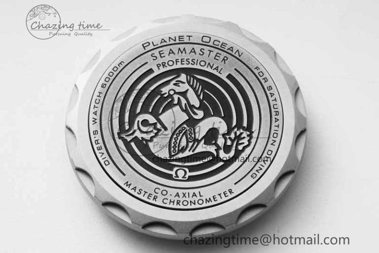 Seamaster 6000M Ultra Deep SS SBF 1:1 Best Edition Black Dial on Black Nylon Strap A8912 Super Clone